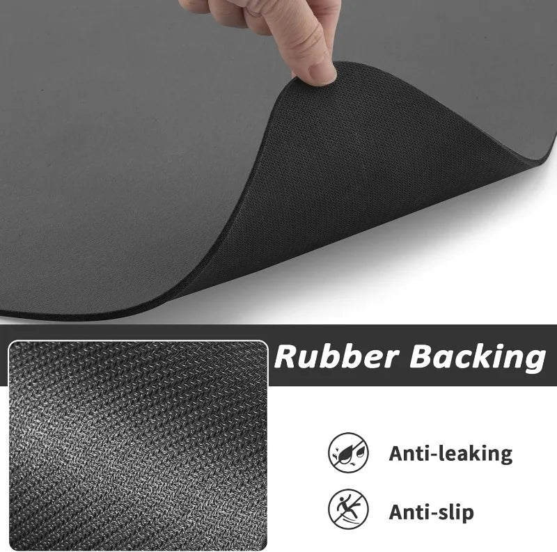 Absorbent Pet Feeding Mat – Quick Dry Dog Food & Water Bowl Mat